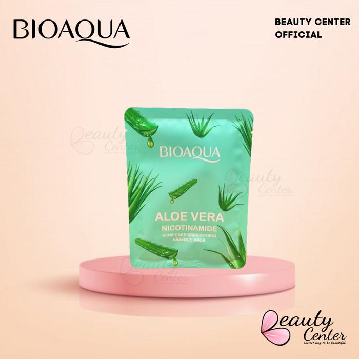 Gambar BIOAQUA sheet mask Brightening Hydrating Essence face Mask - Aloe Vera dari Beauty-Center undefined Tokopedia