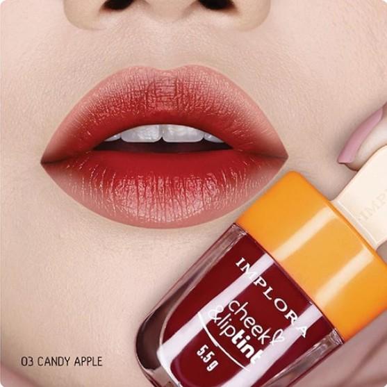 Gambar IMPLORA CHEEK & LIP TINT 5.5 GR - LIPTINT DAN BLUSH ON CAIR - 03 Candy Apple dari CHIZ KOSMETIK BALIKPAPAN undefined Tokopedia