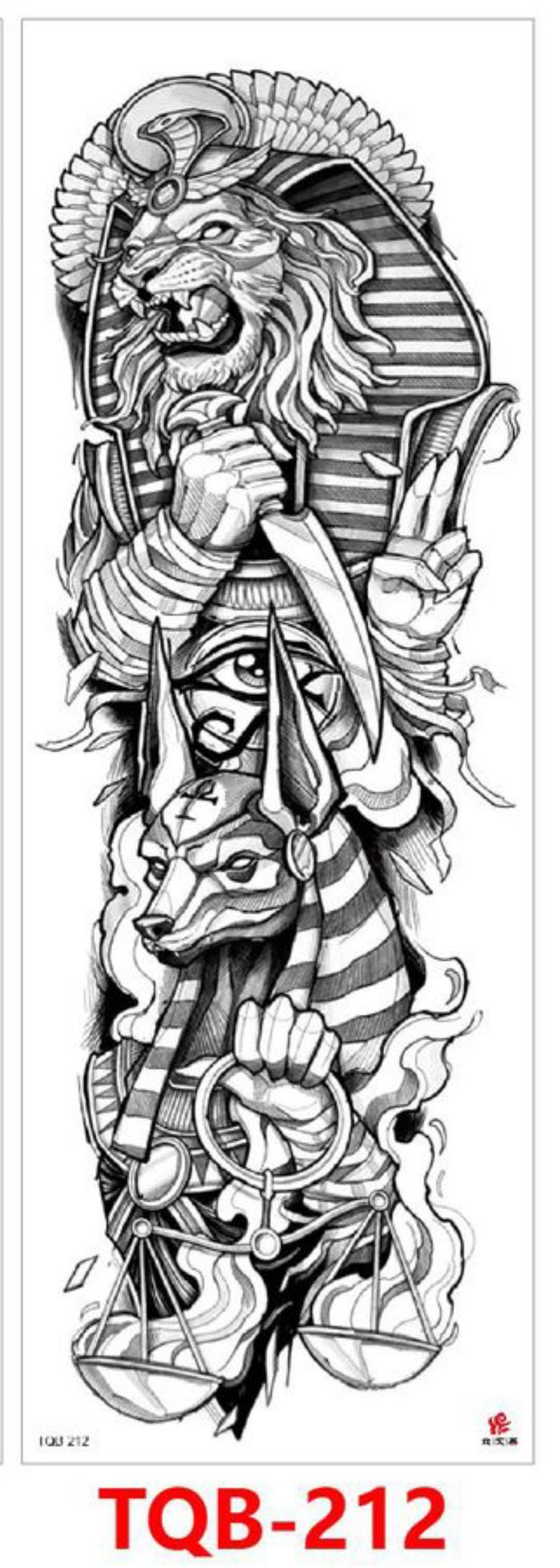 Gambar Grosir Stiker Tato / Tato Temporer 17x48cm Motif Aesthetic TQB-212 - TQB-212 dari febtatto 3 undefined 2 Tokopedia