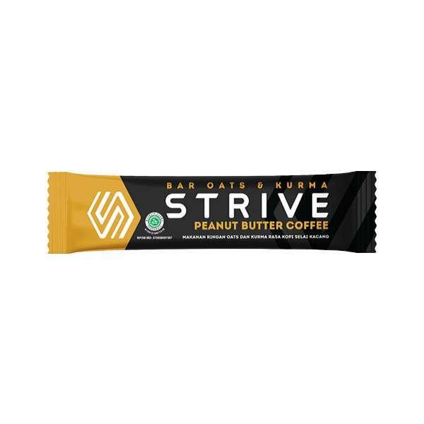 Gambar STRIVE BAR OATS Dan KURMA 40g - ALL Natural Energy Bar - Peanut Butter dari Hobby One Specialty undefined Tokopedia