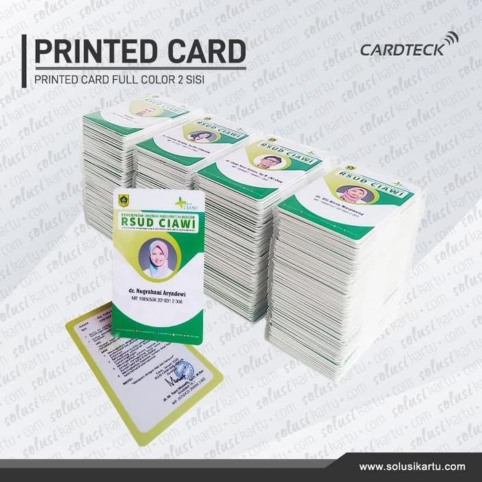 Gambar CETAK KARTU RFID CUSTOM PHOTO ID CARD PROXIMITY MF S50 13.56MHz 2 SISI dari FOCUS SECURITY STORE undefined Tokopedia