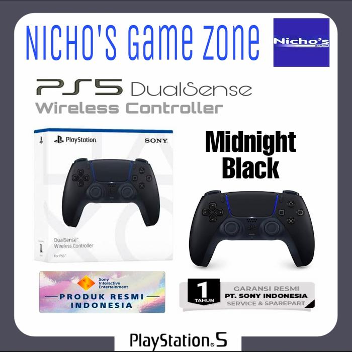 Gambar Joy Stick PS5 DualSense Wireless Controller - Black Sony Indo dari nichos game zone undefined Tokopedia