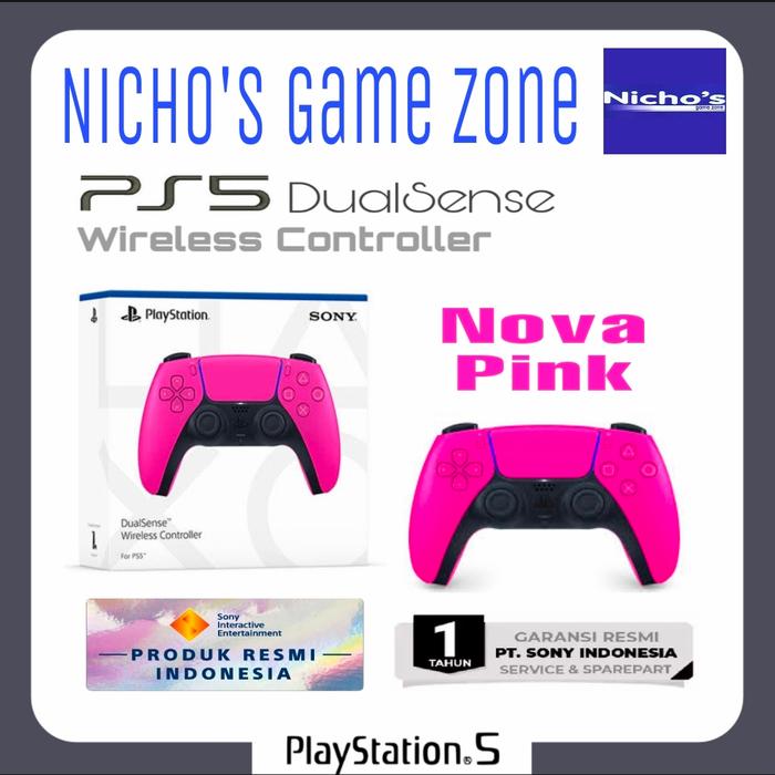 Gambar Joy Stick PS5 DualSense Wireless Controller - Pink Sony Indo dari nichos game zone undefined Tokopedia