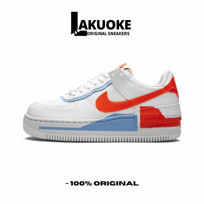 air force 1 shadow summit white team orange