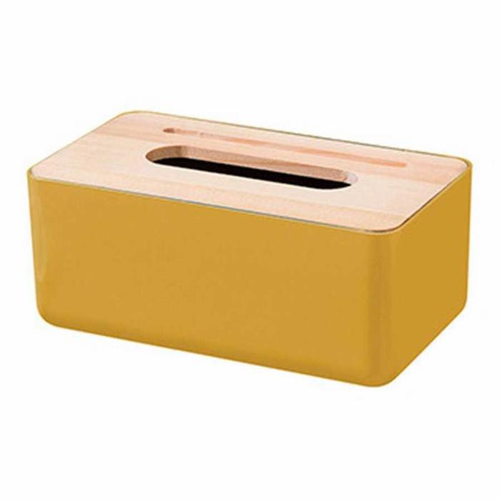 Gambar Tempat Tisu Minimalis RSCHEF Box Kotak Tissue Kayu Model 1 Slot - Kuning Holder, 21x13x10 cm dari KUSUMA HOME SOLUTION undefined Tokopedia