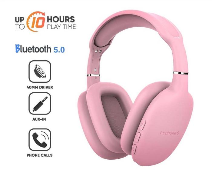 Gambar Headset SonicGear Airphone 6 Bluetooth 5.0 - Headphone Airphone 6 - PEACH dari DBKlik Indonesia undefined Tokopedia
