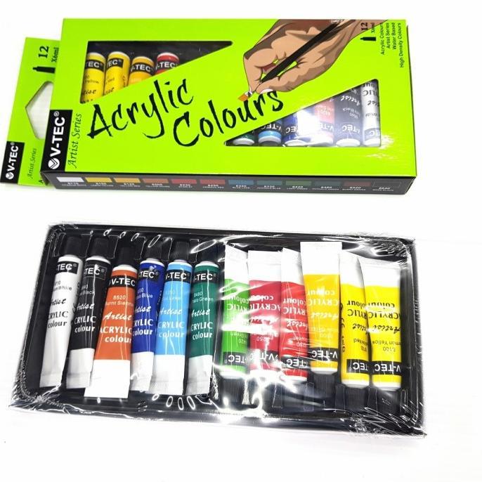 Gambar Cat Akrilik Minyak Acrylic Colours - FULL DUS dari pendowotoko undefined Tokopedia