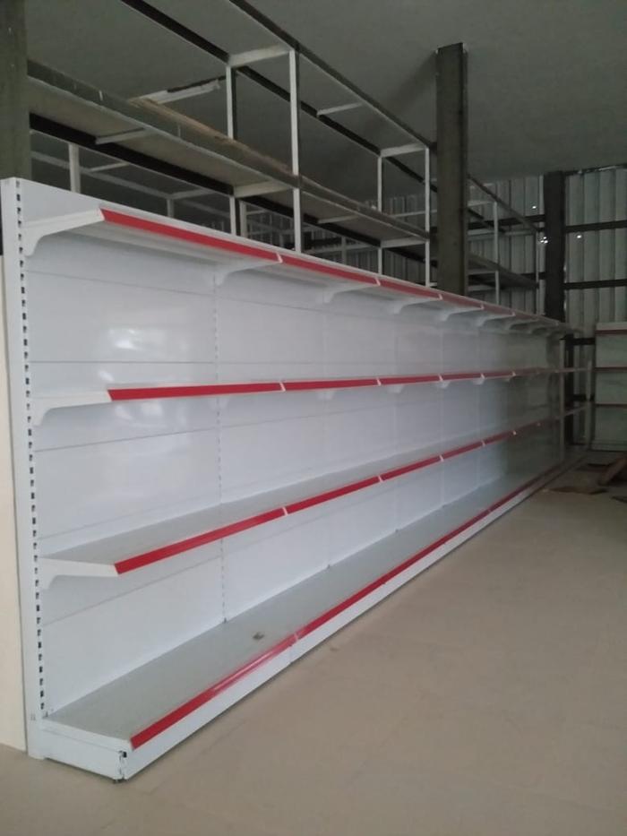 Gambar Rak Supermarket Single Tinggi 2000mm dari SAHABAT RAK undefined Tokopedia