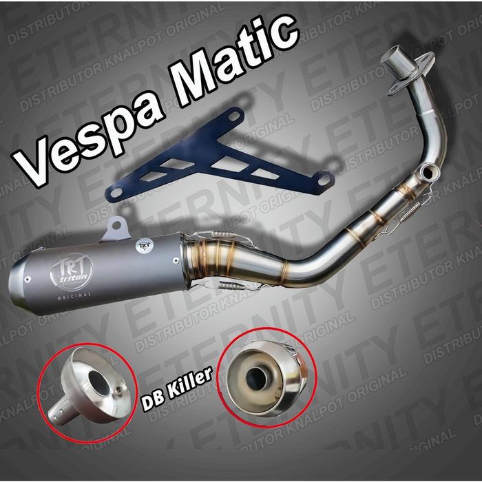 Gambar Knalpot Racing Vespa All vespa matic,Triton Marves Original - Abu-abu, sprint iget dari ZONA MUFFLER ORIGINAL undefined Tokopedia