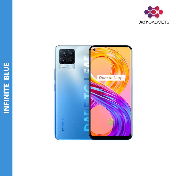 Gambar REALME 8 PRO 8/128GB GARANSI RESMI REALME INDONESIA - Infinite Blue dari ACY Gadget Official undefined Tokopedia