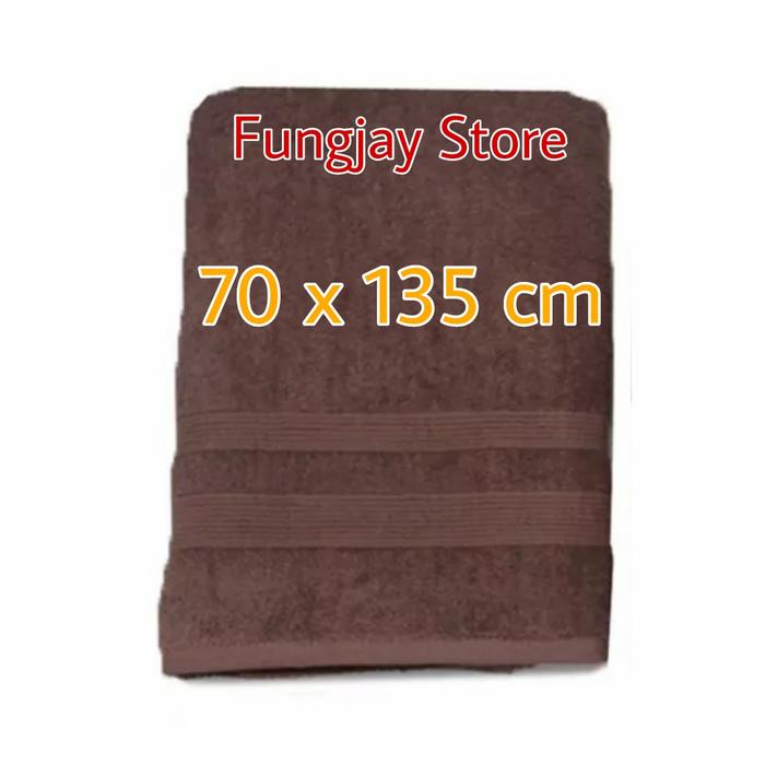 Gambar Handuk Mandi JOYHOME Coklat / Handuk JOYHOME Bath Towel Brown 70x135cm - 34 x 80 cm dari Fungjay Store undefined Tokopedia