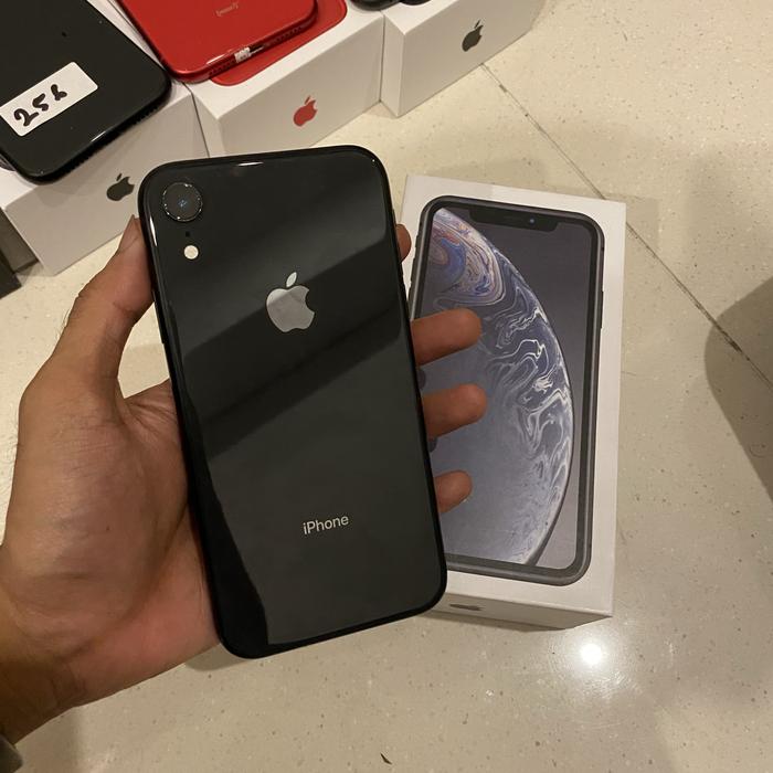 Gambar Iphone xr 128gb & 64gb all operator - Hitam, 64 gb dari Ramastorejkt_NEW undefined Tokopedia