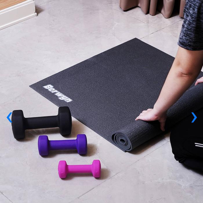 Gambar Berwyn Matras Yoga Single Layer Pvc - Abu Abu dari ODSonedayservice undefined Tokopedia