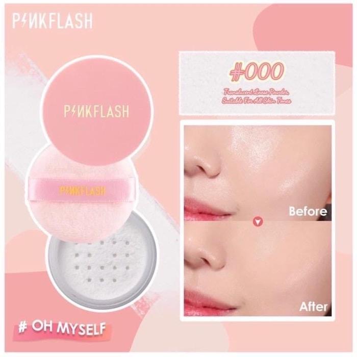 Gambar PINKFLASH Lasting Matte Loose Powder - #000 dari Hellonoona undefined Tokopedia