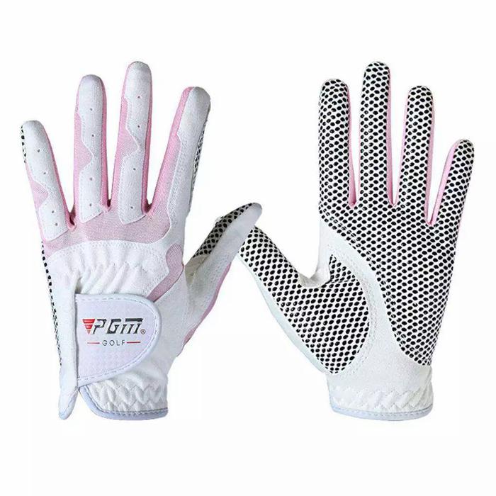 Gambar Sarung Tangan Golf Wanita Profesional J-01 - Putih-pink dari Mercy Gloves 17 undefined Tokopedia