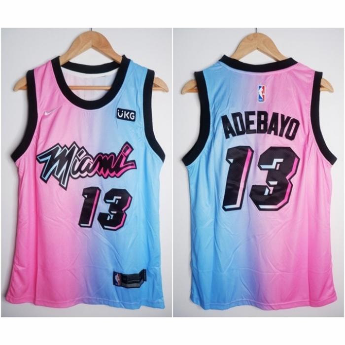 Bam Adebayo Miami Vice Versa Jersey Jual Jersey Basket NBA Bam