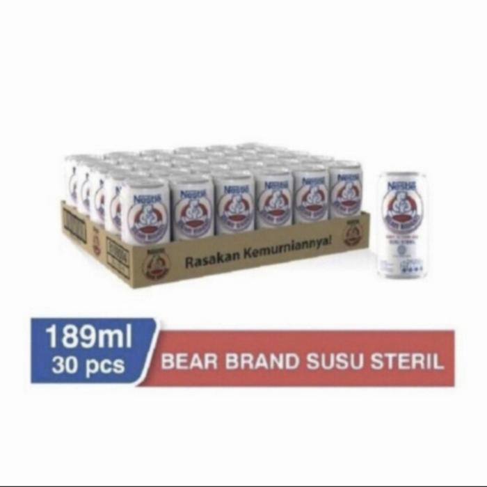 Gambar Susu Beruang Bear Brand 189mL 1 Karton/dus (30 pcs) KHUSUS GRAB GOJEK dari Yuri Markets undefined Tokopedia