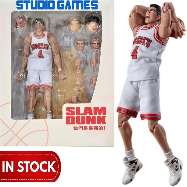 Gambar Dasin Model Slam Dunk - Takenori Akagi 4 WHITE Shohoku Action Figure dari Studio Hobby undefined Tokopedia