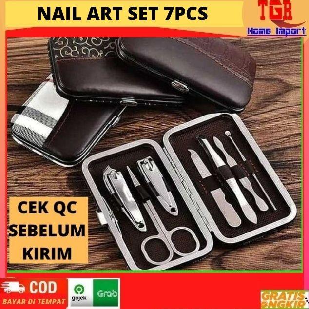 Gambar Gunting Kuku Set Lengkap 12 Pcs Manicure Pedicure Nail Art Kumplit TGR - NAIL ART 7 dari rose lina undefined Tokopedia