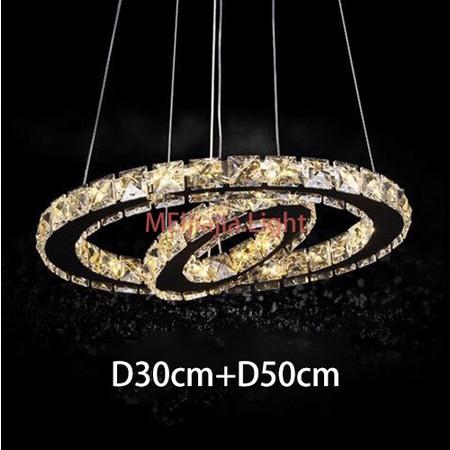 Gambar Lampu gantung led ring crystal modern living room ruang makan - B dari SWEN STORE undefined Tokopedia