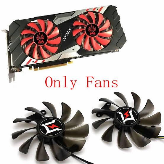 Fan kipas Vga ZOTAC AMP Gainward 95mm 4pin Universal gtx 1070 1080 AMP SE  Hitam - Main Image
