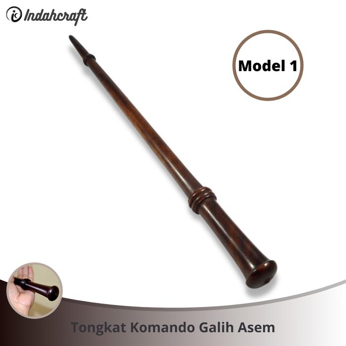 Gambar Indah craft -Tongkat Komando Galih Asem asli -Natural alami - MODEL 1 dari INDAHCRAFT_NEW undefined Tokopedia