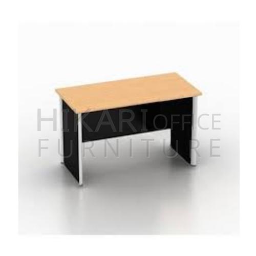 Gambar Meja Kantor 1/2 Biro MODERA - E CLASS Beech Kerja Staff Meja Samping - 100x50cm dari Hikari Furniture Office undefined Tokopedia
