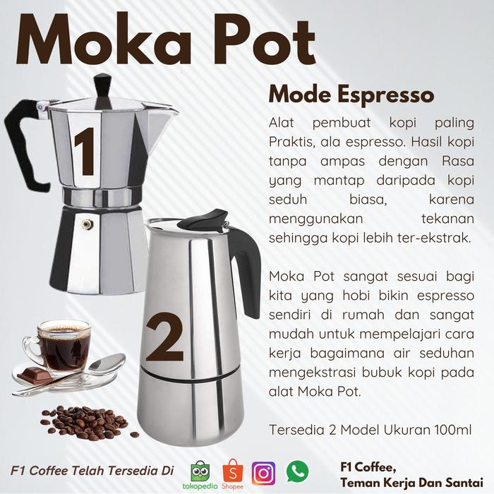 Jual Alat Kopi Moka Pot / Mokka Pot 