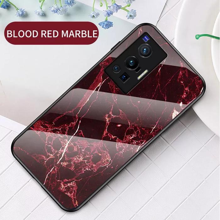 Gambar Marble Glass Case VIVO X70 Pro X70Pro VIVOX70Pro Back Cover Casing HP - Nomor 2 dari A n A Store_NEW undefined Tokopedia