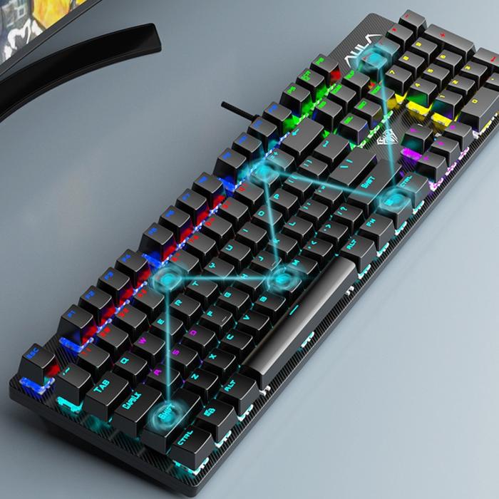 Gambar Keyboard Gaming Mechanical Aula S-2022 Macro Keyboard Aula S 2022 - Hitam dari vm komputer undefined Tokopedia