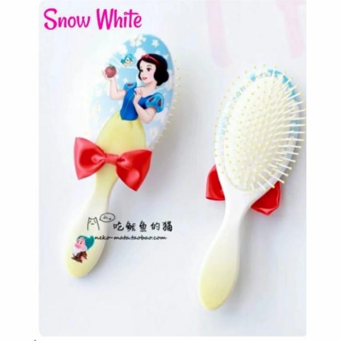 Gambar sisir rambut oval Rapunzel Jasmine Cinderella Frozen Ariel Alice dari Cutieland undefined 5 Tokopedia