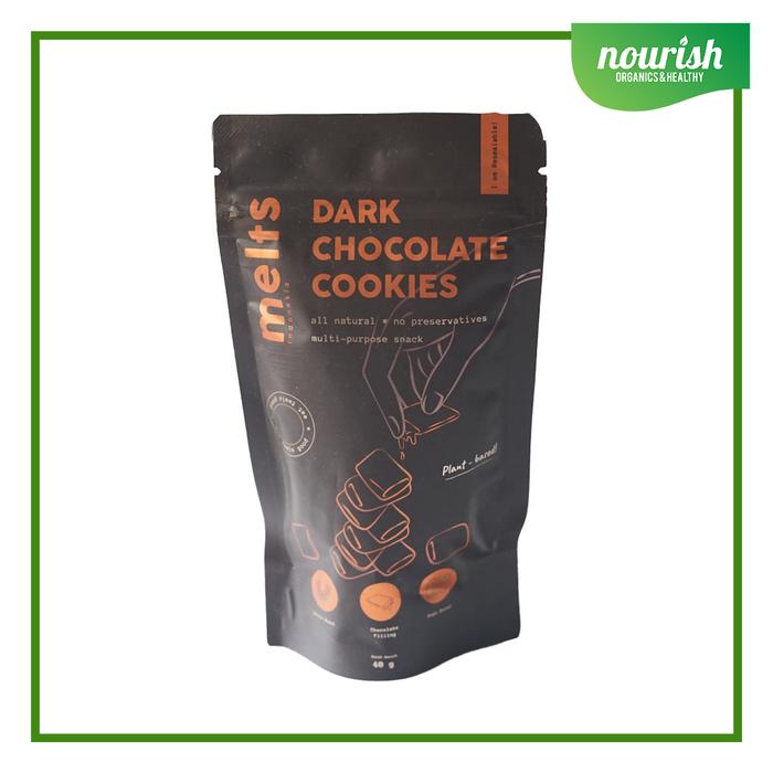 Gambar Melts Dark Chocolate Cookies 120g dari Nourish Indonesia undefined Tokopedia
