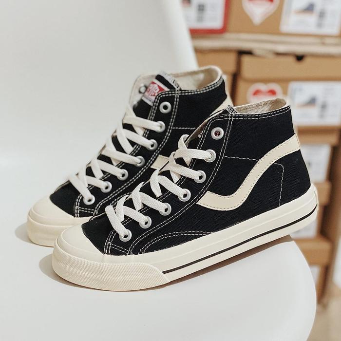 Gambar SEPATU VENTELA PUBLIC BLACK NATURAL ORIGINAL HIGH - black natural, 36 dari nara shop id_NEW undefined Tokopedia