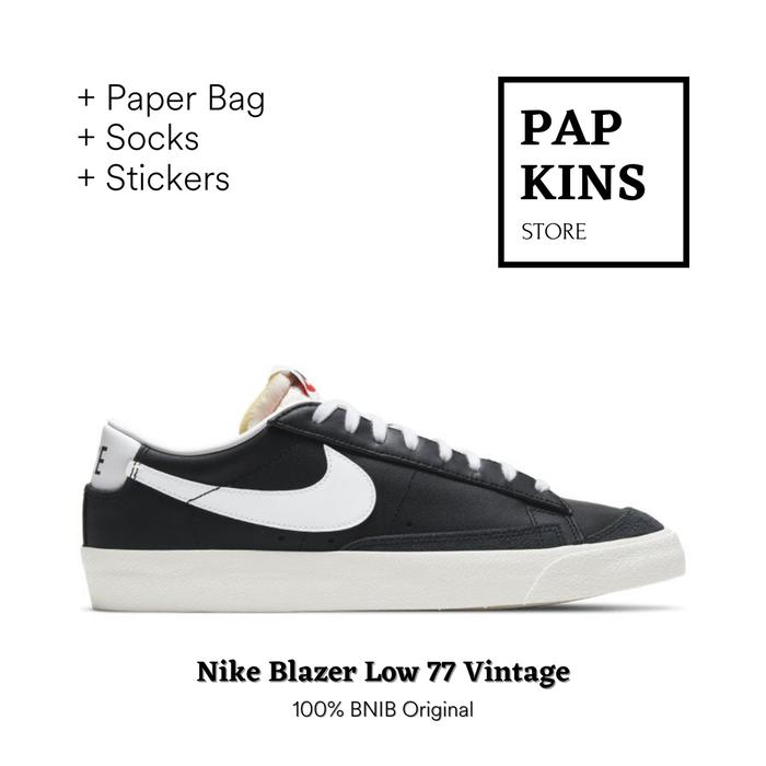 nike blazer low 77 vintage black 