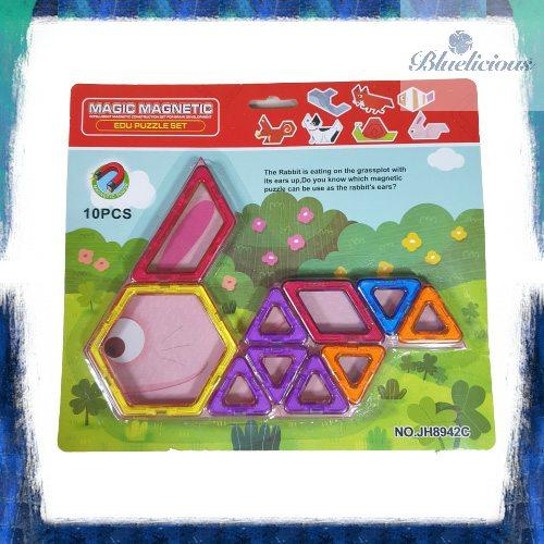 Gambar Magic Magnetic Tiles - Puzzle Magnet - Mainan edukasi - Kelinci dari Bluelicious undefined Tokopedia