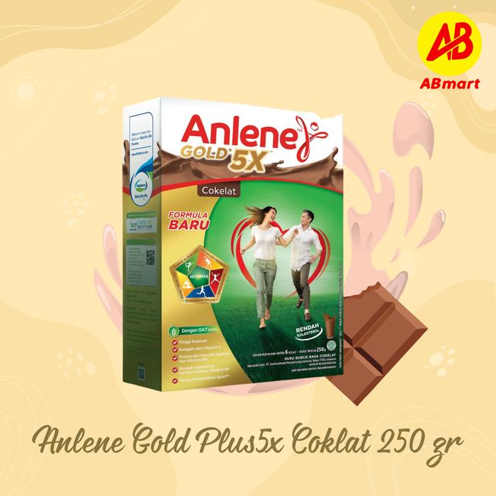 Gambar Anlene Gold Plus 5X Hi-Calcium Cokelat 250gr dari Asia Best Baby Shop_NEW undefined Tokopedia