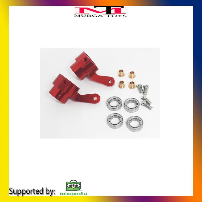 Gambar PART KIT STEERING CUP RC MN DAN WPL SET KNUCKLE - Merah dari Murgatoys undefined Tokopedia