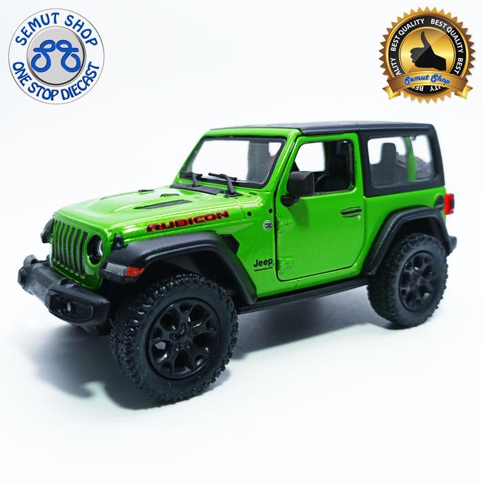 Gambar Kinsmart 2018 Jeep Wrangler Hard Top RUBICON MIniatur Mobil JEEP - Hijau dari SemutShopSS undefined Tokopedia