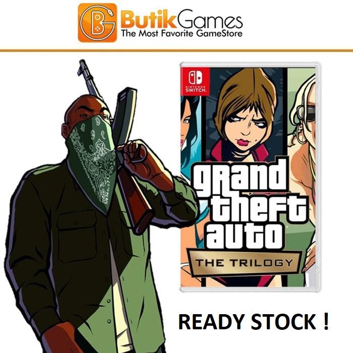 Jual Grand Theft Auto GTA Trilogy Nintendo Switch The Definitive