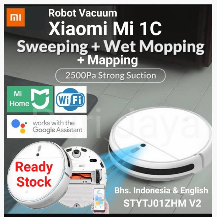 Jual Robot Vacuum Cleaner Xiaomi Mijia Mi 1C 2 in 1 Mopping + Mapping - Non  Garansi - Jakarta Barat - Puri Jaya | Tokopedia