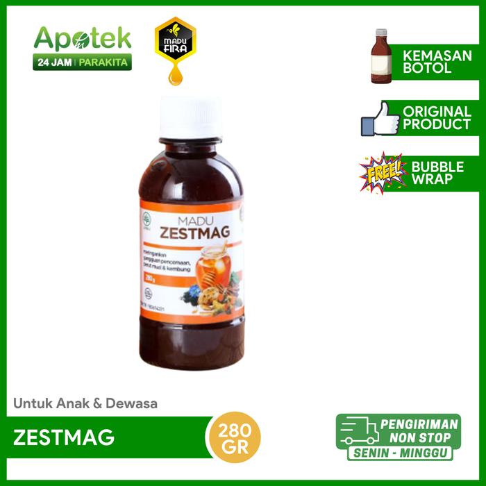 Gambar Madu Zestmag - Madu Asam Lambung Maag GERD Obat Nyeri Lambung dalam be - 1 Botol dari Apotek24jamParakitaMedika undefined Tokopedia
