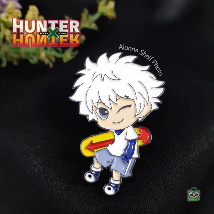 Gambar Pin Enamel Killua Skate Hunter X Hunter Chibi | Brooch Aksesoris Bros dari Alunna Shelf undefined Tokopedia