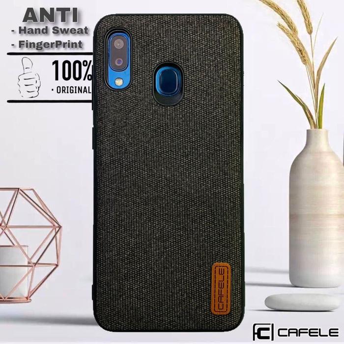 Gambar SAMSUNG GALAXY A30 FABRIC DENIM CASE ORIGINAL CAFELE SOFTCASE HARD TPU - Hitam dari Original Shop Nillkin undefined Tokopedia
