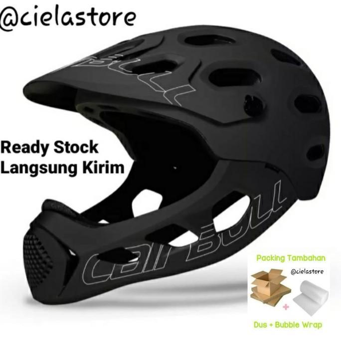 Gambar Helm Sepeda Fullface Dewasa Cairbull Allcross Not Sixsixone Leatt Fox - hitam putih dari LILI SHOP98 undefined Tokopedia