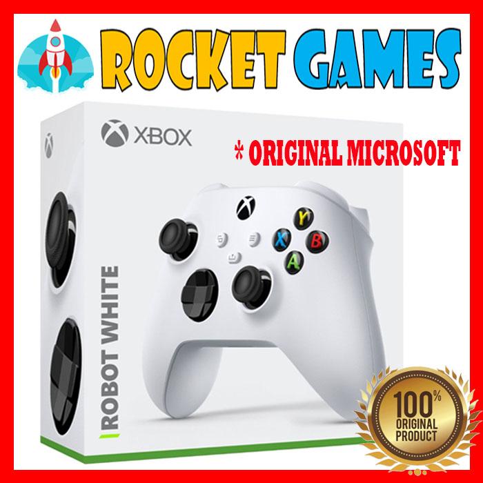 Gambar XBOX Series S X One Controller Stick Stik Wireless Blutooth Original - Robot White dari Rocket Games undefined Tokopedia