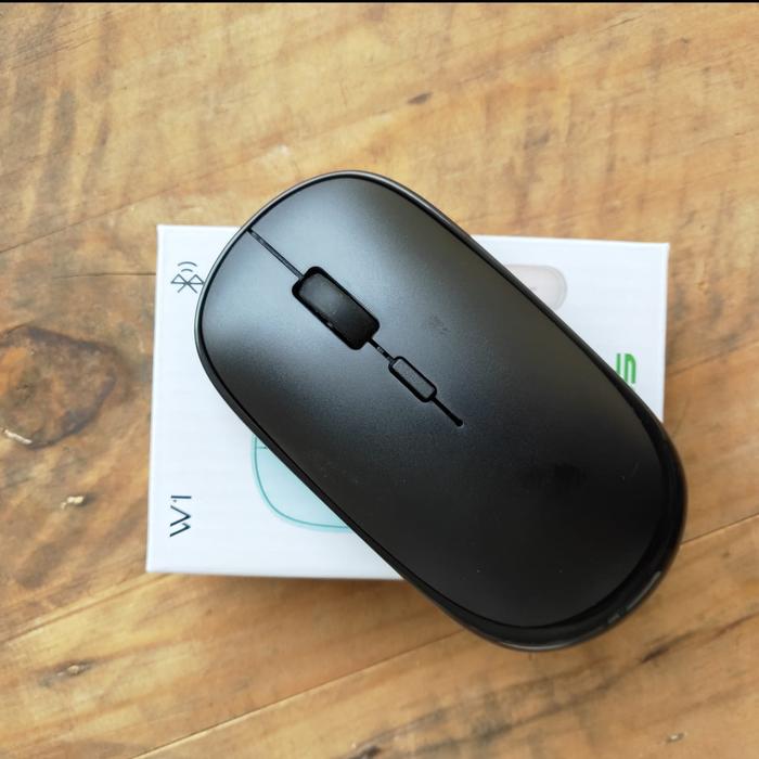 Gambar Mouse Wireless Optical Mouse Warna Macaron Dengan Desain Minimalis - Hitam dari 603,com undefined Tokopedia