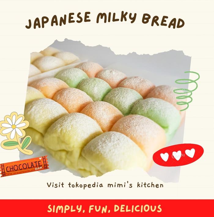 Gambar Japanese Milk Bread Bun Roti Sobek Lembut Jepang Premium Rasa coklat dari mimis kitchen_NEW undefined Tokopedia