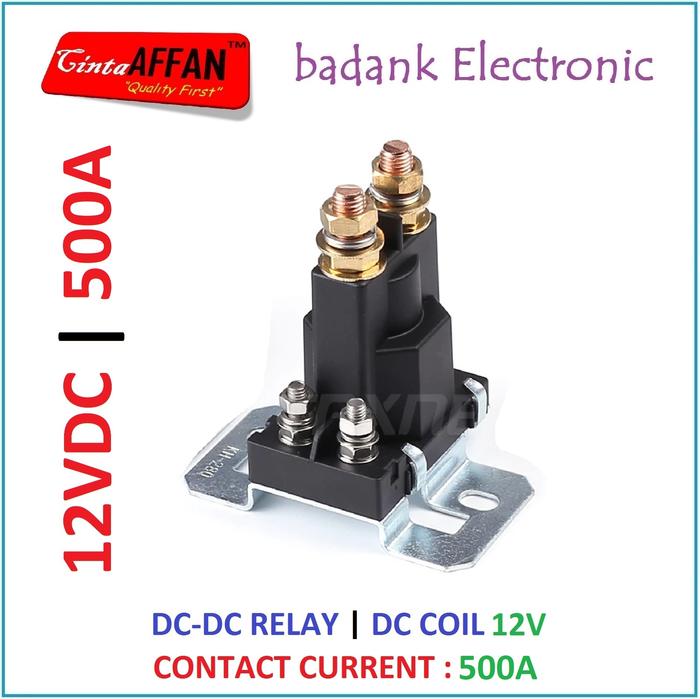 Gambar COIL 12V DC-DC Relay 500A Automotive Heavy Duty High Current Starting dari badank Electronic undefined Tokopedia