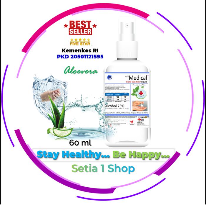 Gambar Hand Sanitizer Cair/Spray 60 ml Aroma Sesuai Selera Standar WHO - aloe vera dari setia1.shop Kab. Tangerang Tokopedia