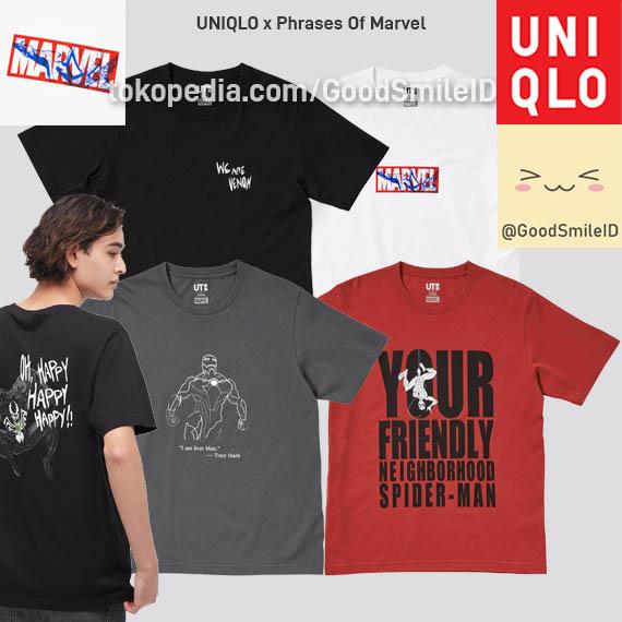 Jual UNIQLO UT x Phrases of Marvel T 